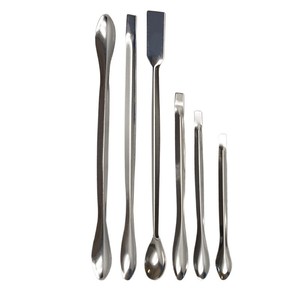 Stainless Steel Medicine Spoon And Shovel <b>Set</b> 22Cm Double Headed Laboratory Sampling Tool Medical Use - Product Image 4