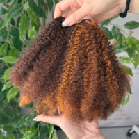 Offre Spéciale : Extensions de Cheveux en Fibre Douce à Tresser, 7 Paquets, Mélange de Trois Couleurs avec Nuancier P4-30 #