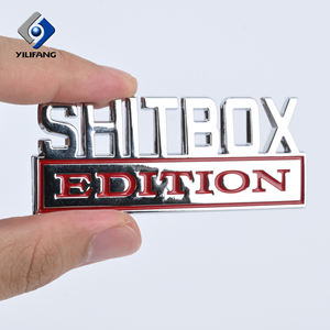 المصنع بالجملة تصميم مخصص السيارات 3D عبس البلاستيك طبعة تنقش المينا الكروم شعار شارات الشعار - Product Image 1