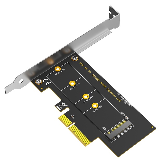NVME SSD M2 PCIE Adapter M.2 NVME SSD to PCI Express X4 Card Riser Adapter M Key 2230-2280 M2 SSD in Stock