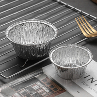Moules à tartelettes en aluminium personnalisés, 55 ml, résistants à la chaleur, compatibles micro-ondes, écologiques, mini-tasses à tartelettes au citron