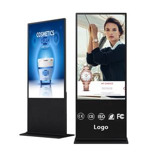 Écran d'affichage numérique 55 pouces, sans <span class=keywords><strong>abonnement</strong></span>, CMS, publication et mises à jour de contenu à distance, écran tactile capacitif 4K - Product Image 2