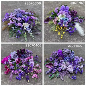 Fleurs artificielles violettes en gros pour la décoration de mariages et de fêtes à domicile - Product Image 3