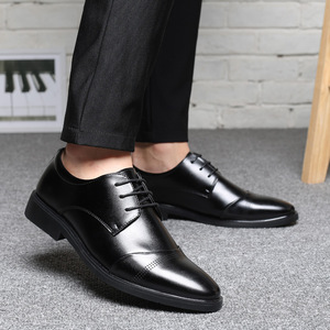 Zapatos de Vestir de Negocios para Hombre, Talla Grande, de Piel de Cocodrilo Genuina, con Cordones, Punta Puntiaguda, Casuales, Transpirables, Antideslizantes, Ligeros, para Primavera - Product Image 6