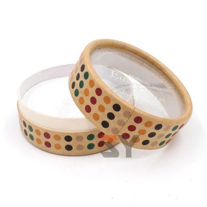 <span class=keywords><strong>2025</strong></span> thiết kế mới tùy chỉnh chất lượng cao Vòng giấy kraft xi lanh với cửa sổ PVC cho mỹ phẩm kem bột Puff ống giấy - Product Image 1