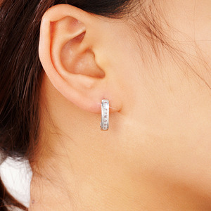 Geometric Stud Earrings for Women Minimalist Sparkling Everyday Fashion Jewelry - Product Image 5