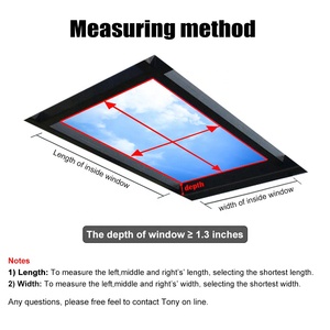 Zstarr kích thước tùy chỉnh chịu nhiệt cơ giới tổ ong Skylight Rèm Trần cho mái nhà Skylight - Product Image 6