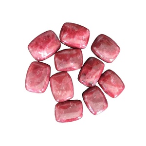 Qualità Superiore! Cabochon di Tulite Naturale di Alta Qualità, <span class=keywords><strong>Pietra</strong></span> <span class=keywords><strong>Preziosa</strong></span> <span class=keywords><strong>Rosa</strong></span> Semi-<span class=keywords><strong>Preziosa</strong></span> per Gioielleria - Product Image 3