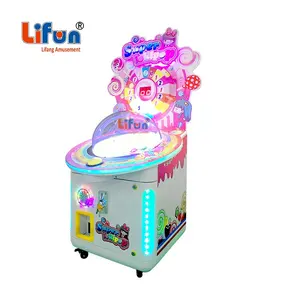 Máquina Expendedora de dulces de piruleta Super Cápsula de fábrica, máquina de dulces de piruleta que funciona con monedas para niños y niños