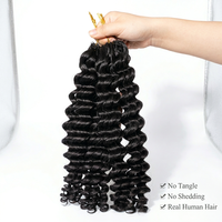 Miracle Knots Cabello Humano Virgen para Crochet, Cabello a Granel de 12-30 Pulgadas, Trenzas de Crochet Pre-enlazadas, Textura Natural, Venta al por Mayor de Fábrica OEM