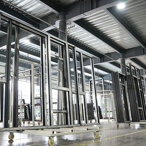 Fenêtre à battant en aluminium de haute qualité OEM à double vitrage, ouverture vers l'extérieur, avec moustiquaires/barres de sécurité pour chambre à coucher - Product Image 4