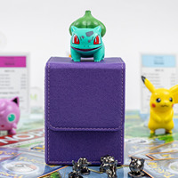 Boîte de rangement personnalisable pour cartes à collectionner, chargement par le haut, fermeture magnétique, étui en cuir PU pour jeux de cartes