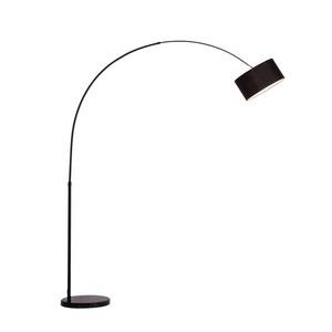 Lámpara de Pie Grande Led de lujo ajustable de hierro colgante negro moderna para sala de estar - Product Image 3
