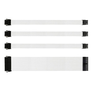 Kit de cable de extensión de 8 pines para CPU de placa base de 24 pines, adaptador PCIe, cable 18AWG con revestimiento de ABS, material de molde privado para PSU que garantiza durabilidad y - Product Image 2