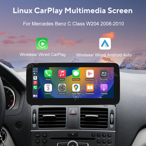 Écran sans fil CarPlay Linux Mookaka 12,3 pouces pour <span class=keywords><strong>Mercedes</strong></span> Benz <span class=keywords><strong>Classe</strong></span> <span class=keywords><strong>C</strong></span> W204 <span class=keywords><strong>2008</strong></span>-2010 <span class=keywords><strong>Autoradio</strong></span> NTG4.0 NTG5.0 - Product Image 3