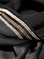 Abaya de Luxe en Strass Dubaï 2026 – Robe de Soirée Musulmane Élégante pour Femme, Longue, Manches Longues, Modeste, Robe Islamique, Kaftan Aïd
