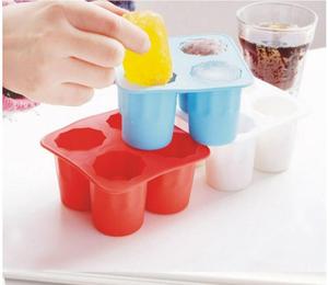 4 Khoang Cup Hình Silicone <span class=keywords><strong>Ice</strong></span> Cube Khuôn - Product Image 2