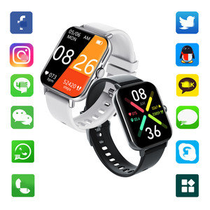Montre connectée Best Seller F107, tracker de santé intelligent, fréquence cardiaque, oxygène sanguin, température corporelle, mode multisports. - Product Image 6