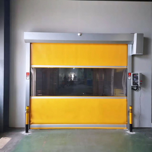 Puerta enrollable de PVC de alta velocidad Industrial Eléctrica 2025, puerta enrollable rápida con puertas automáticas rápidas - Product Image 2