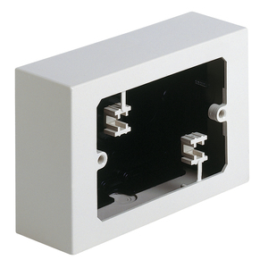 Scatola da parete 12,5x8,1x4 cm con clip di montaggio per installazione elettrica - Product Image 1