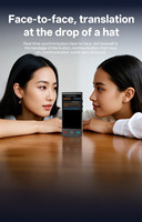 T26 160 Traducteur vocal intelligent avec IA ChatGPT, traduction en ligne et hors ligne (18 langues), Wi-Fi, pour les voyages