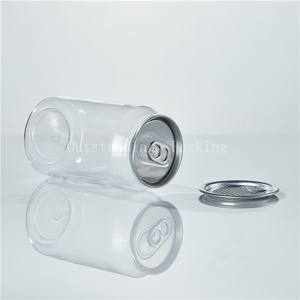 Latas de PET Transparentes de 500 ml, Directamente de Fábrica, Botella de Plástico de Grado Alimenticio para Refrescos, Té Helado, Café Frío - Product Image 1