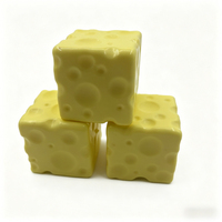 Bâton de Maltose Artisanal de Luxe, Forme de Fromage Moelleux, Jouet Anti-Stress à Presser pour Adultes