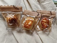 Mini Pain en Silicone Texture Pâte Molle Rebond Lent Boîte Mystère Pendentif Alimentaire Mignon Jouet Anti-Stress Unisexe 14 Ans et plus Fabriqué au Guangdong