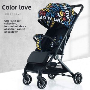 Poussette portable légère pour bébé, chariot enfant haute position, roues EVA, ceinture de sécurité à cinq points, <span class=keywords><strong>confort</strong></span> en déplacement, acier inoxydable - Product Image 6