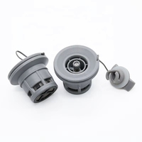 Adaptateur en plastique haute pression à prix d'usine pour activités de plein air, tente gonflable, bateau, kayak, planche de surf, avec clé