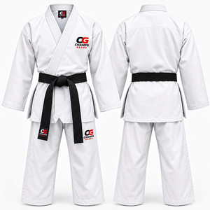 Uniforme Profesional de Judo, Traje de Judo de Lona de Algodón Pesado, Costuras Reforzadas, Ropa para Entrenamiento y Competencia para Adultos y Niños - Product Image 4