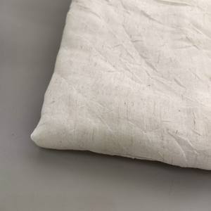 할인 내구성 부드러운 반투명 린넨 질감 주름 린넨 같은 창 장식 패브릭 - Product Image 2