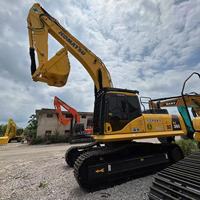 Excavatrice Komatsu PC360 d'occasion à faible nombre d'heures de fonctionnement, moteur Komatsu d'origine, 36 tonnes, pelle hydraulique sur chenilles d'occasion en stock
