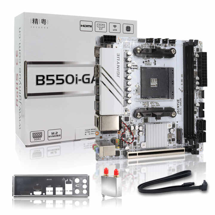 JGINYUE B550I GAMING Motherboard - Support DDR4 64GB RAM