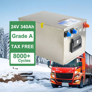 Прыжок-стартер, автомобильный, литиевая батарея Lifepo4, 12 В, 24 В, 300 А/ч, 320 А/ч, парковочный кондиционер для грузовика, кемпера - Product Image 1