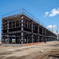Bâtiment préfabriqué en acier pour extérieur, abri métallique, structure de bâtiment préfabriqué, entrepôt, bureau
