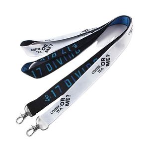Woven Mobile Satin Promotional Phone Strap Pvc Polyester Lanyard With Logo Custom Keychain With Id Card Badge Holder - Product Image 1