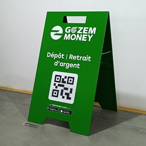 Custom Double Sided Indoor Outdoor Pavement Stand a <b>Frame</b> Sign Weatherproof Sidewalk Advertising Board - Product Image 5