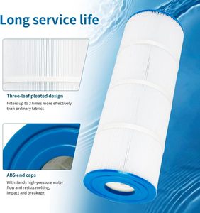 2 filtros <span class=keywords><strong>de</strong></span> <span class=keywords><strong>piscina</strong></span> CCP320 compatibles con Clean Clear Plus 320 817-0081 C-7470 FC-1976 80 Sq. Cartucho Ft - Product Image 3