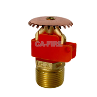 Tête de sprinkler en verre de 3 mm CA Storage pour la protection incendie, tête de sprinkler en cuivre CMSA K161 pour les incendies de classe A, installation facile