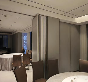 ฉากกั้นห้องไม้พับได้แบบเลื่อน สำหรับห้องประชุม ห้องเรียน โรงยิม โกดัง ห้องครัว ใช้แบ่งพื้นที่สำนักงาน - Product Image 5