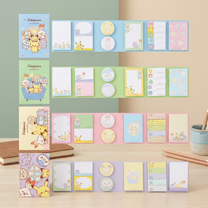 ชุดกระดาษโน้ตแบบมีกาว 6 ขั้นตอน ลายโปเกมอนเกาหลี 12 ชิ้น เครื่องเขียนสำหรับเด็ก น่ารัก ลายตัวละครอนิเมะ พิกะจู ขายส่งสำหรับโรงเรียน - Product Image 3