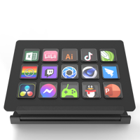 OEM/ODM 15 Teclas Stream Deck Mezclador de audio Consola de producción y controlador de estudio para creadores de contenido
