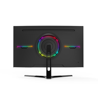 Base de levage Écran incurvé plat 27 pouces IPS Panel Widescreen 1MS Moniteur de jeu de bureau 1920x1080 165Hz Moniteur Led sans cadre