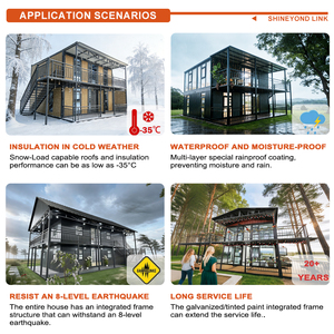 Popular entre el Público en General, Casa Contenedor Plegable y Expandible <span class=keywords><strong>de</strong></span> Dos Pisos y 20 Pies, <span class=keywords><strong>Mansión</strong></span> Prefabricada Moderna <span class=keywords><strong>de</strong></span> <span class=keywords><strong>Lujo</strong></span> con Dormitorio - Product Image 5