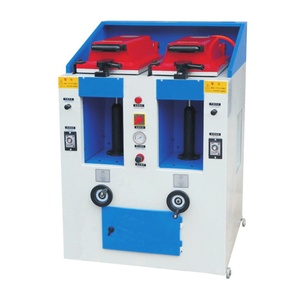 Macchina Automatica Pneumatica <span class=keywords><strong>QS</strong></span>-129 a Doppia Testa per l'Applicazione di Suole, Pressa per Suole, Macchina per Calzature per Officine di Riparazione Calzature e Sartorie - Product Image 5