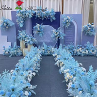 Dekorasi Pernikahan Kustom QSLH-S0604, Centerpiece Bunga Buatan untuk Dekorasi Rumah, Kamar, Pesta, dan Pernikahan