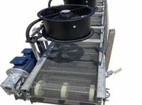 SongXin Hoge Efficiëntie SUS304 RVS Gaasbanddroger Continue Heteluchttransportband Droogmachine Antistatisch Verstelbaar