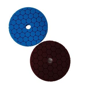 Outil de polissage automatique à cire biseautée personnalisable OEM Tampons de polissage à motif hexagonal en mousse éponge pour carrosseries de voitures - Product Image 3