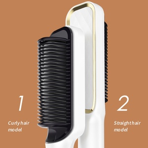 2024 haute chaleur style meilleure qualité électrique brosse à cheveux sèche <span class=keywords><strong>lisseur</strong></span> cheveux <span class=keywords><strong>lisseur</strong></span> peigne brosse ionique <span class=keywords><strong>lisseur</strong></span> de cheveux - Product Image 4